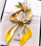 Simple Vintage Elegant Versatile Soft Fabric Silk Scarf HZ1024
