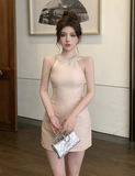 Fashion Pink Beading Design A-line Halter Homecoming Dress HZ1024