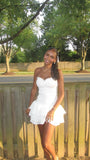 Chic White A-Line Strapless Sweetheart Neck Tiered Mini Graduation Gown Homecoming Dress HZ1024