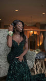 Gorgeous Strapless Mermaid Floor-length Ball Gown Evening Dress HZ1024