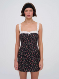Vintage Floral Bodycon Design A-line Party Dress Homecoming Dress HZ1024